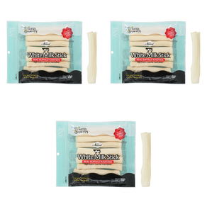 ANF 강아지 로하이드 화이트 밀크스틱 8p, 우유맛, 110g, 3개