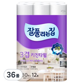 잘풀리는집 천연펄프 키친타올