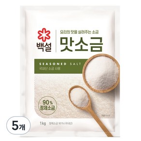 백설 맛소금, 1kg, 5개