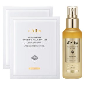 [비건뷰티] 달바 화이트 트러플 수프림 인텐시브 세럼 100ml + 너리싱 마스크 2p, 1개