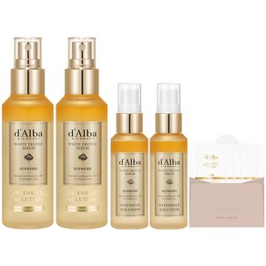 달바 화이트 트러플 수프림 인텐시브 세럼 100ml 2개+ 50ml 2개+젤클렌저 3ml x 5개 세트, 1세트