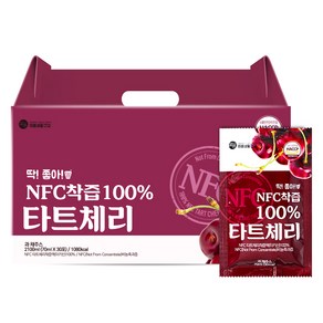 미쁨생활건강 딱좋아 NFC착즙 타트체리즙, 30개, 70ml