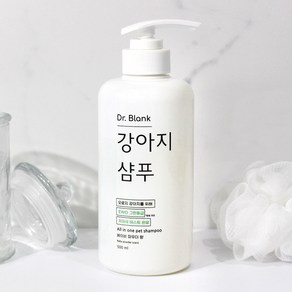 닥터블랭크 저자극 강아지 샴푸 베이비파우더향, 500ml, 1개