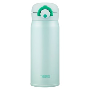 써모스 마이 디자인 보틀 원터치 타입 JNR-400K + 스티커 랜덤발송, 파스텔그린, 400ml, 1세트