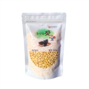 솔방울잣 백잣, 300g, 1개