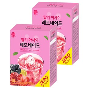 우리차 딸기 아사이 레모네이드, 5g, 50개입, 2개
