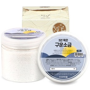 단심답례품 3년 묵은 천일염 구운소금 + 골드 선물박스, 300g, 1개