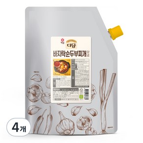 다담 순두부찌개양념, 2kg, 4개