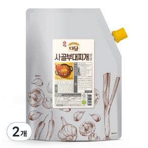 다담 사골부대찌개양념, 2kg, 2개