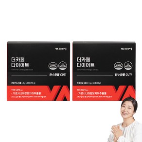 비타민마을 더카페 커피 가르시니아 다이어트보조제 60p, 90g, 2개