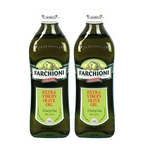 파르키오니 엑스트라 버진 올리브 오일, 500ml, 2개