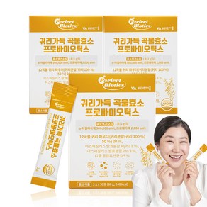 퍼펙트바이오틱스 비타민마을 귀리가득 곡물효소 프로바이오틱스 30p, 60g, 3개