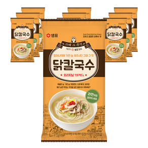 샘표 닭칼국수, 101g, 10개