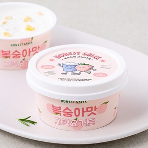 어니스트그릭 복숭아맛 그릭요거트, 100g, 1개