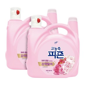 피죤 강력탈취 섬유유연제 로맨틱 플라워 본품, 6L, 2개