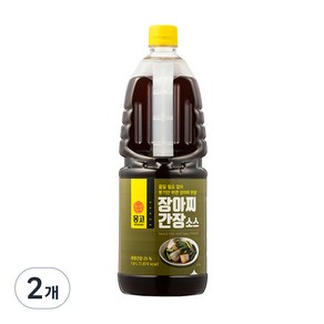 몽고간장 장아찌간장소스, 1.8L, 2개