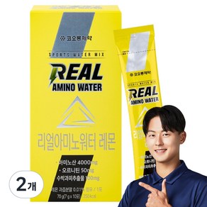 코오롱제약 NEW 리얼 아미노 워터 레몬 10p, 2개, 70g