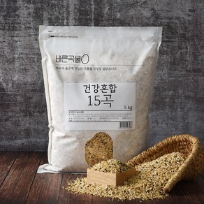 바른곡물 건강혼합 15곡, 5kg, 1개