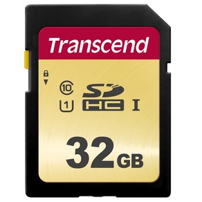 트랜센드 SD카드 MLC 메모리카드 TS32GSDC500S, 32GB, 1개