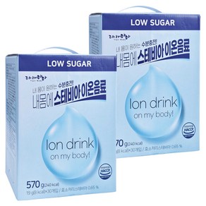타이거마마 내몸에 스테비아 이온음료 30p, 570g, 2개