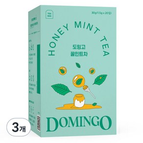 도밍고 꿀 민트차, 1.5g, 20개입, 3개