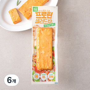 삼진어묵 프로틴 샐러드바 닭가슴살치폴레, 80g, 6개