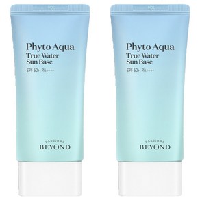 [비건라이프] 비욘드 피토 아쿠아 트루 워터 선 베이스 SPF50+ PA++++, 50ml, 2개