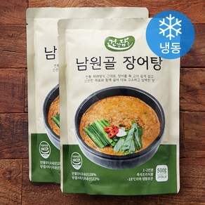 건강담은 남원골 장어탕 1~2인분 (냉동), 500g, 2팩