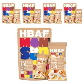 바프 먼투썬 하루견과 베이지, 200g, 5개