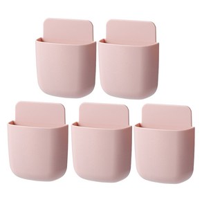 메이크마인 다용도 리모컨 거치대 핑크, 5개