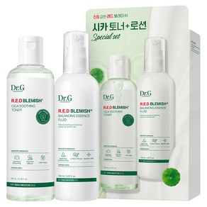 닥터지 레드 블레미쉬 시카 토너 200ml + 로션 150ml 세트, 1세트