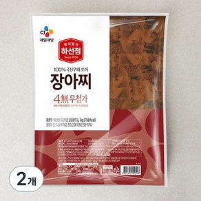 하선정 국산무와 오이 장아찌, 1kg, 2개