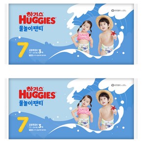 하기스 NEW 팬티형 수영장 기저귀 남여공용, 6매, 7단계