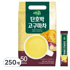 자연생각 단호박고구마 차, 18g, 50개입, 5개