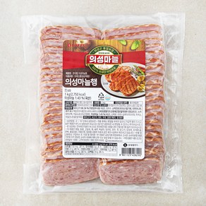 롯데햄 의성마늘햄, 1000g, 1개