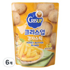 크리스업 감자스틱 허니버터 5p, 100g, 6개