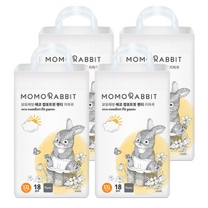 모모래빗 에코컴포트핏 팬티기저귀 유아용, 점보형(2XL), 72매