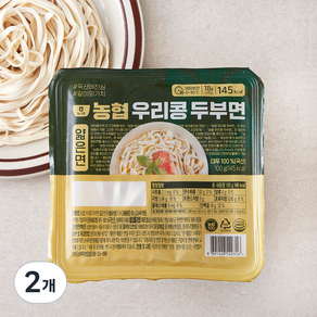 농협 우리콩 두부면 얇은면, 100g, 2개