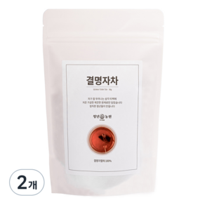 청년농원 저온가공 결명자차 삼각티백, 1g, 50개입, 2개