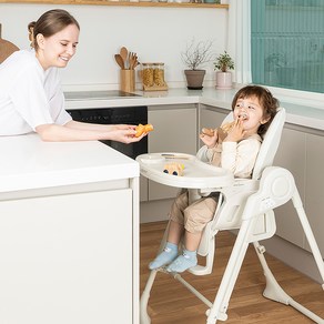 아가드 토스비 스윙 바운서 하이체어, 크림 화이트