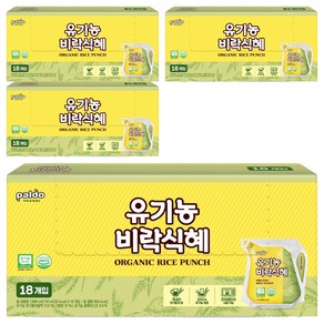 팔도 유기농 비락식혜, 110ml, 72개