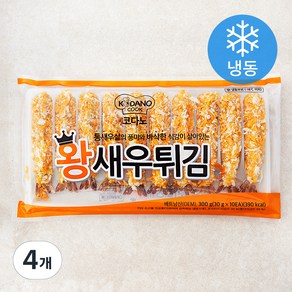 코다노 왕새우 튀김 (냉동), 300g, 4개