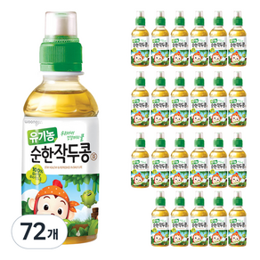 웅진 유기농 순한작두콩, 200ml, 72개