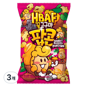 바프 꿀고구마 팝콘, 80g, 3개