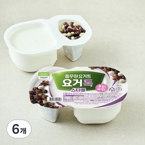 풀무원 요거트 요거톡 스타볼 2개입, 132g, 6개