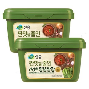 신송 짠맛을 줄인 건강한 양념쌈장, 500g, 2개