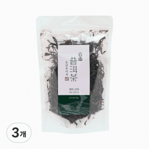 운남보이차 보이산 생차 스탠딩백, 50g, 1개입, 3개