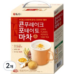 담터 콘푸레이크 포테이토 마차, 22g, 40개입, 2개