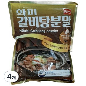 화미 갈비탕분말, 1kg, 4개