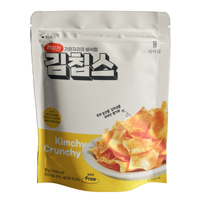 더다믐 김치부각 김칩스, 40g, 1개